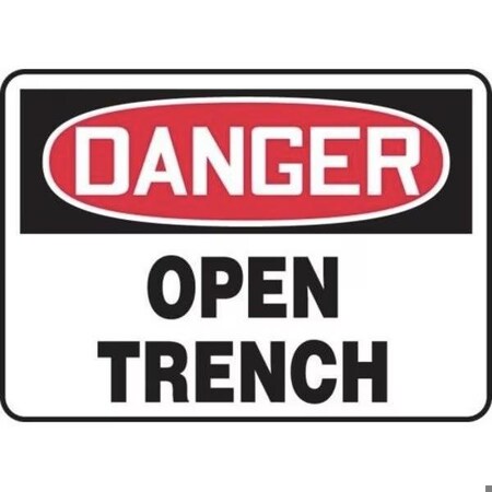 Accuform OSHA DANGER SAFETY SIGN OPEN TRENCH MCRT031XT MCRT031XT